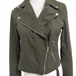 Shinestar Dark Green Women's Utility Jacket